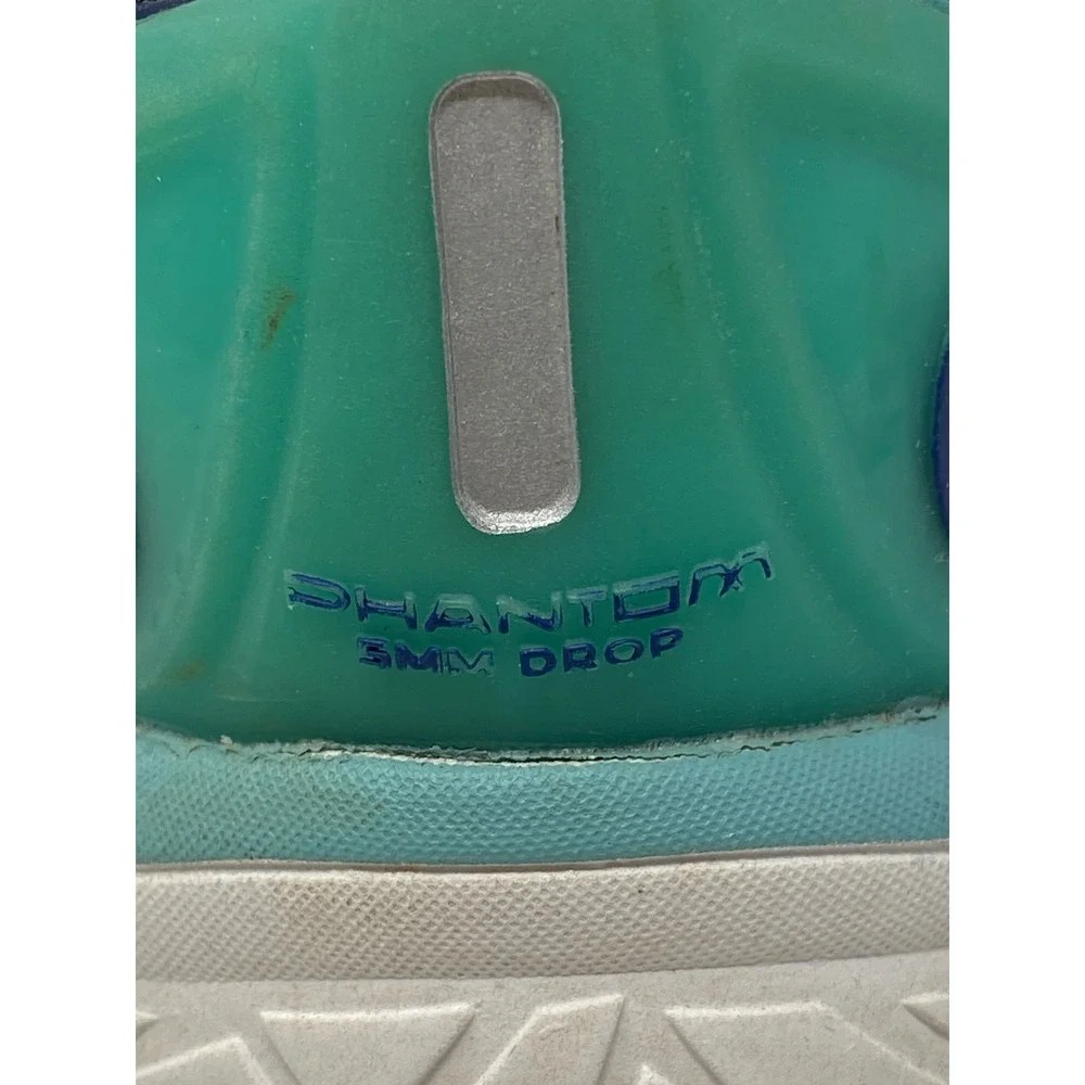 Topo Athletic Phantom Cobalt Seafoam Running Shoes Womens 10 Blue Green 5mm Drop